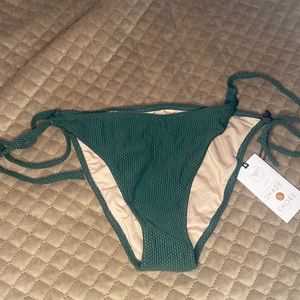 Shade & Shore Textured‎ Side Tie Swim Bottoms